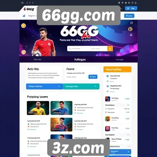 Estudo sobre a interface do usuário do 66gg.com